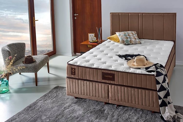 Niron Comfort 120x200 cm Geniş Tek Kişilik Lüks Ortopedik Yumuşak Yatak