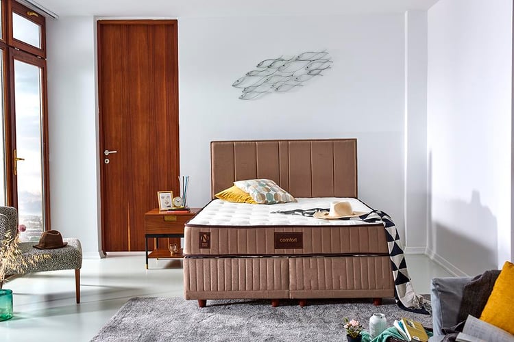 Niron Comfort 200x200 cm Çift Kişilik Lüks Ortopedik Yumuşak Yatak