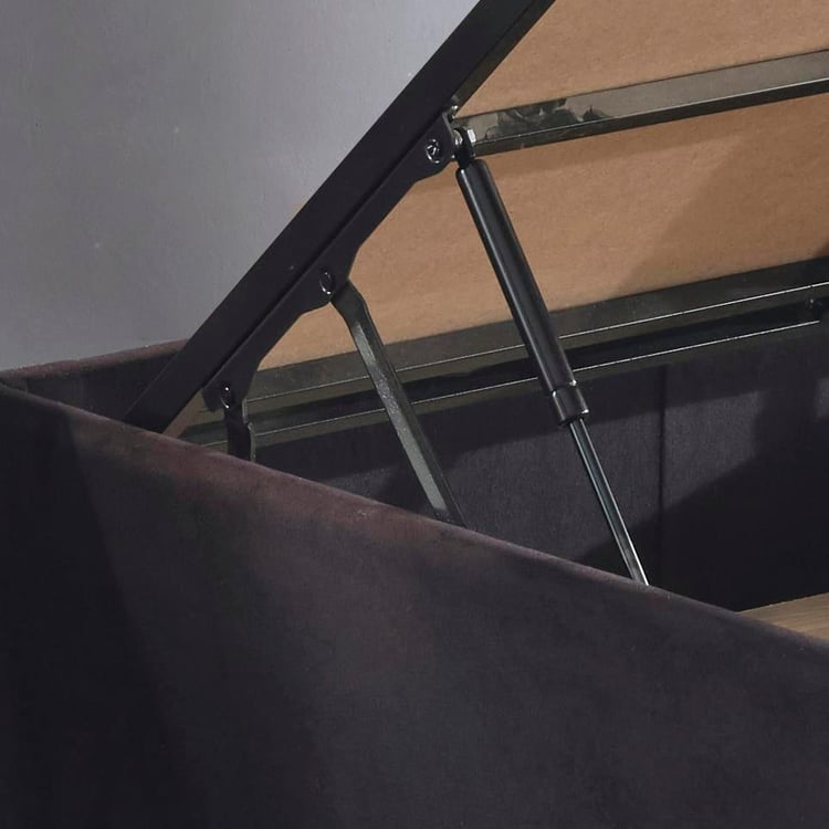 Niron Ela Baza ve Başlık Seti - 80x180 cm Tek Kişilik Siyah Kumaş Baza ve Başlığı Silinebilir Soho Kumaş