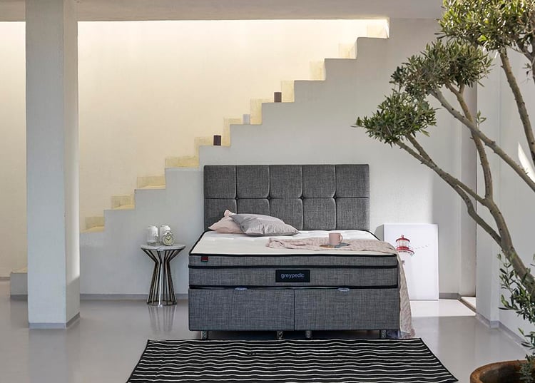 Niron Greypedic 150x200 cm Çift Kişilik Ultra Ortopedik Çok Sert Pedli Yatak