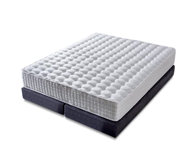 Niron London Yatak 80x200 cm Tek Kişilik Paket Yaylı Alev Geciktiricili Kral Dairesi Yatağı