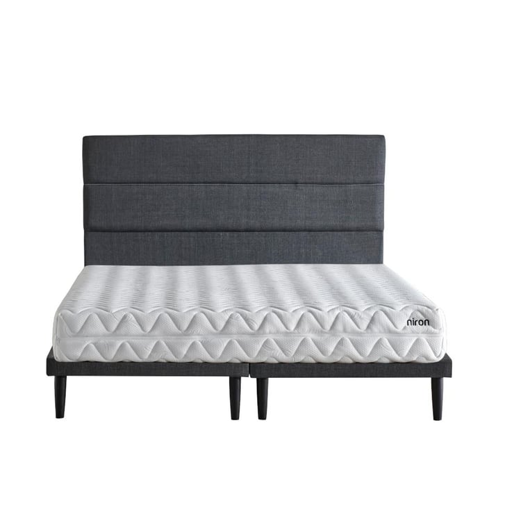 Niron Slim Pocket 160x200 cm Çift Kişilik Yatak Baza Başlık Takımı - Baza, Başlık ve Yatak Seti