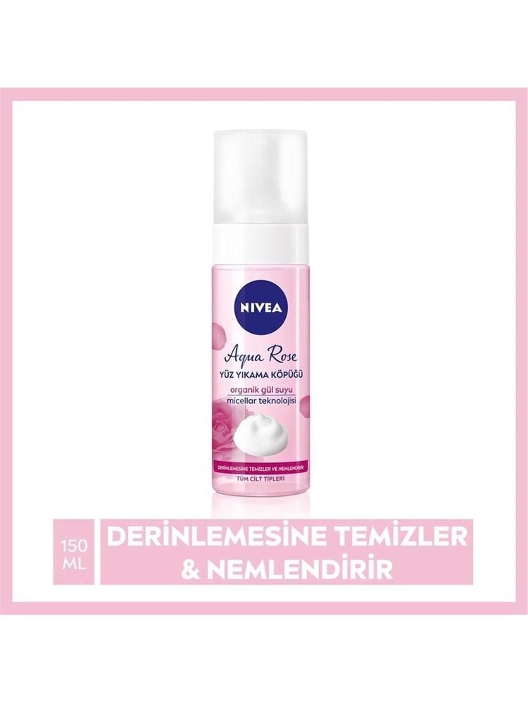 NIVEA 150 ML ROSE YUZ YIKAMA KOPUGU