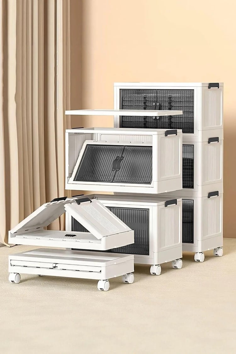 NN KATLANIR DOLAP LN-3003-1 4 KATLI BEYAZ x