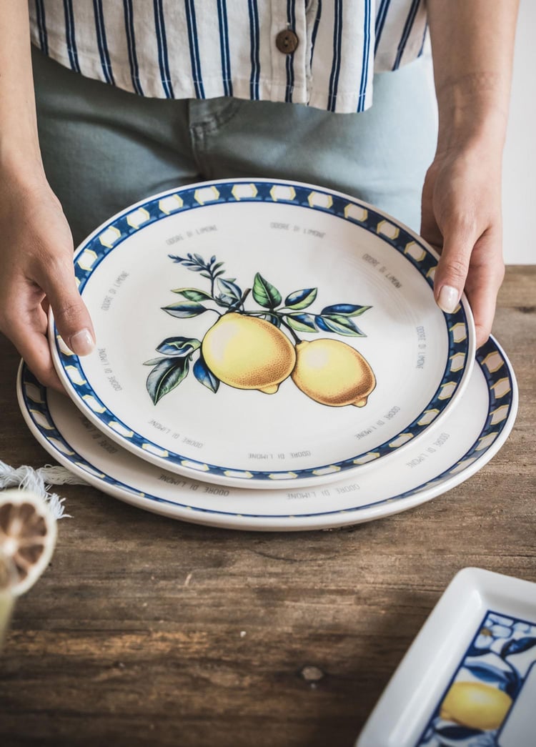Odore Di Limone Yemek Takımı 6 Kişilik 24 Parça Set 2