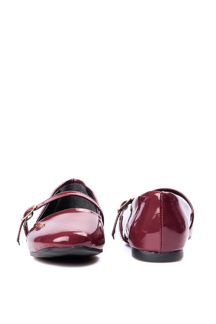 Oflaz 115-052 Bordo Rgn Bayan Babet Ayakkabı