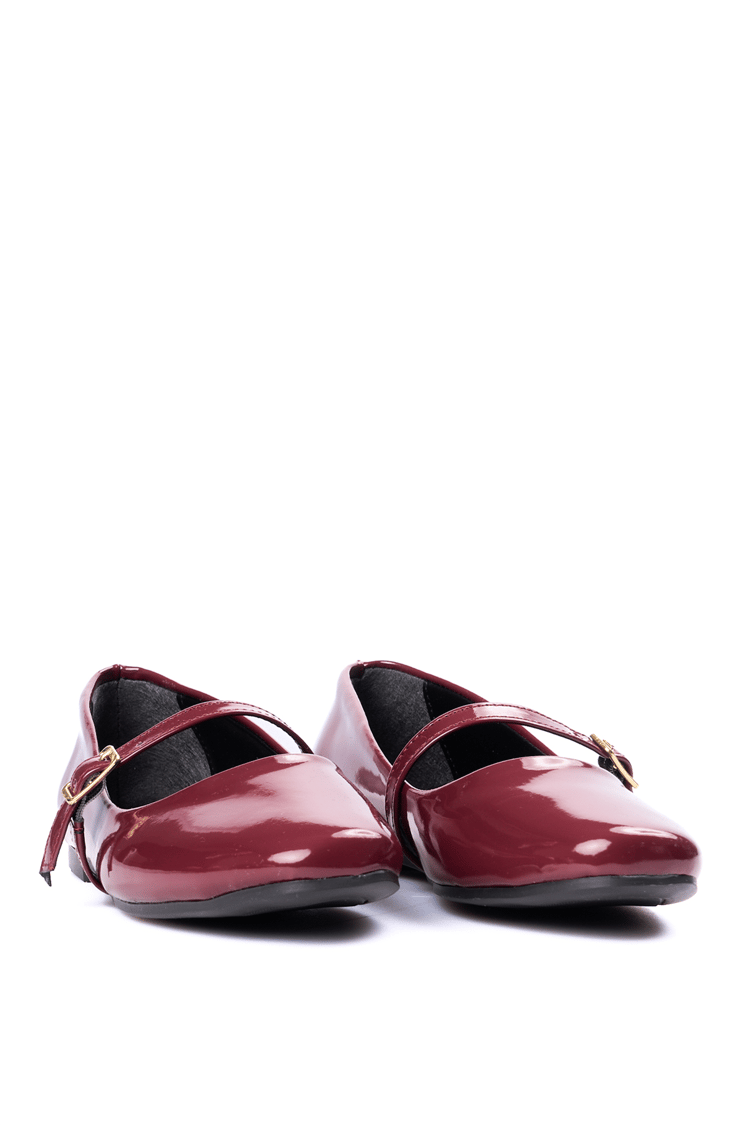 Oflaz 115-052 Bordo Rgn Bayan Babet Ayakkabı