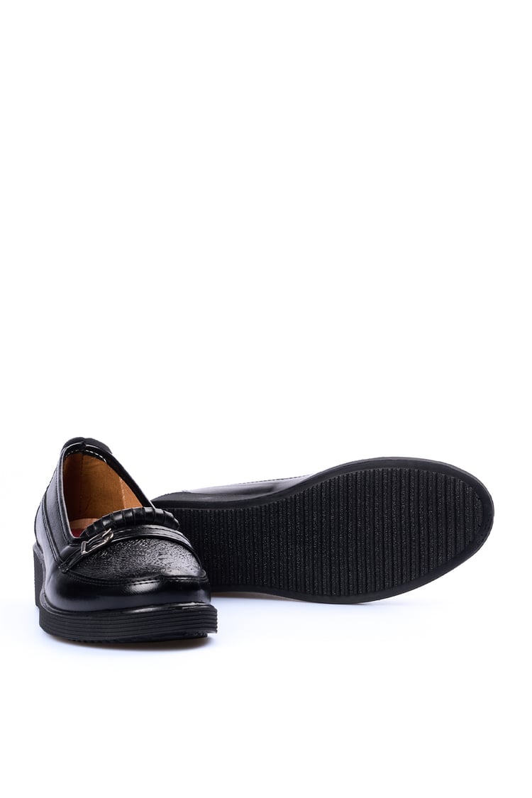 Oflaz 1194Y 602 Sıyah Cılt Bayan Comfort Ayakkabı