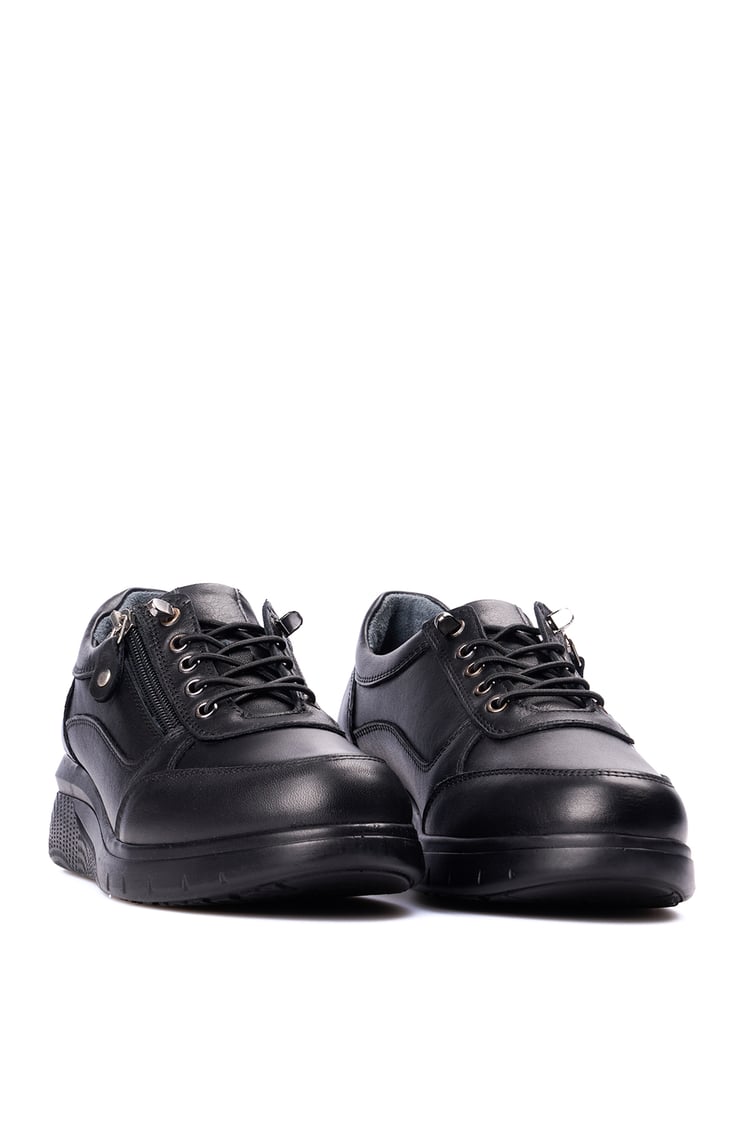 Oflaz 1236Y 110 Sıyah Bayan Derı Casual Ayakkabı