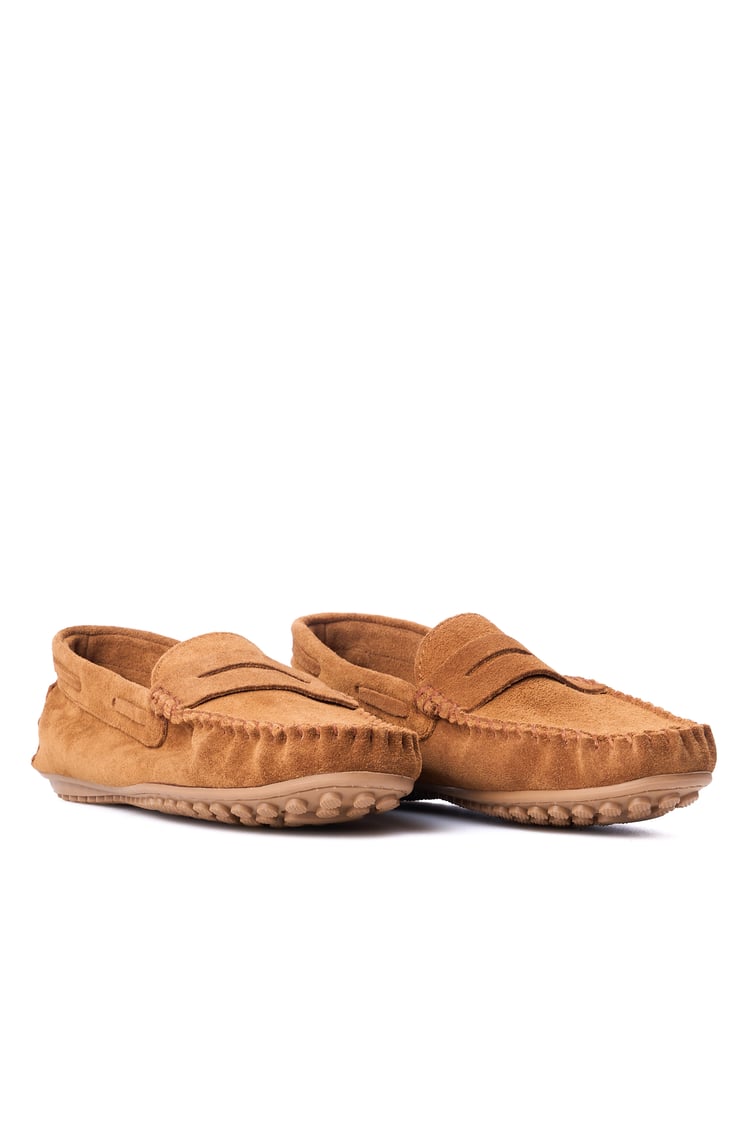 Oflaz 1329Y 101 Taba Bayan Derı Loafer Ayakkabı