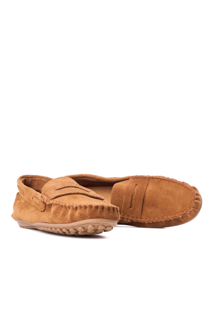 Oflaz 1329Y 101 Taba Bayan Derı Loafer Ayakkabı