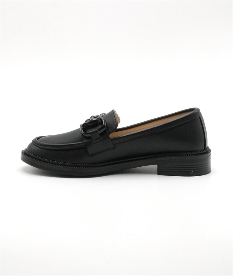 Oflaz 147 302 Siyah Kadın Loafer Ayakkabı