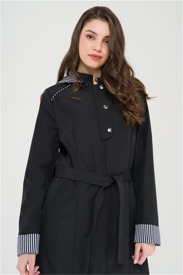 Olcay 4292 Zenith Kadın Siyah Pardesü