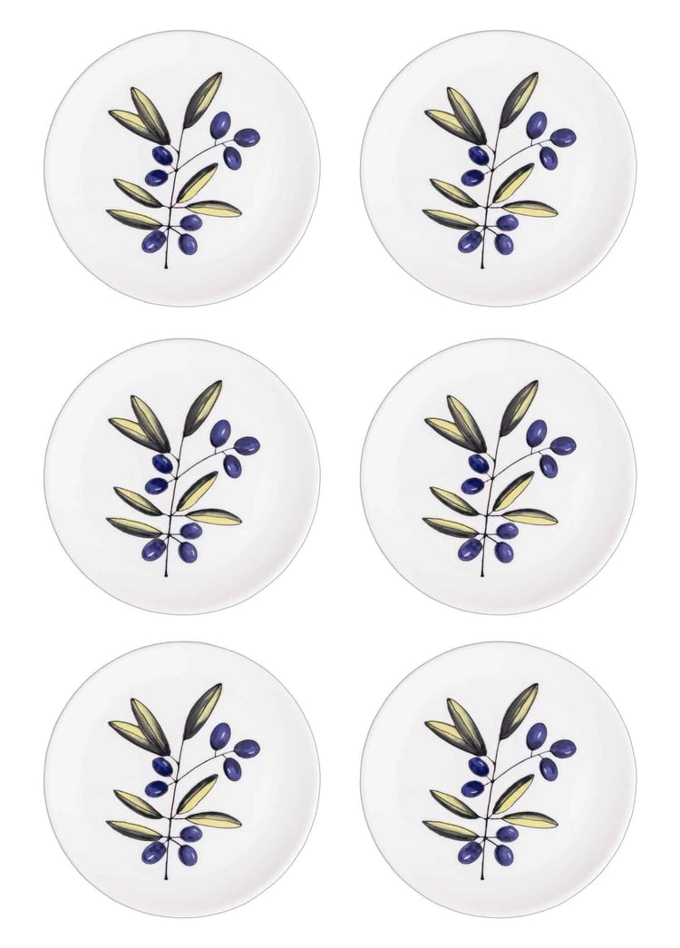 Olivos Servis Tabağı 6lı Set 26 cm OVS0003
