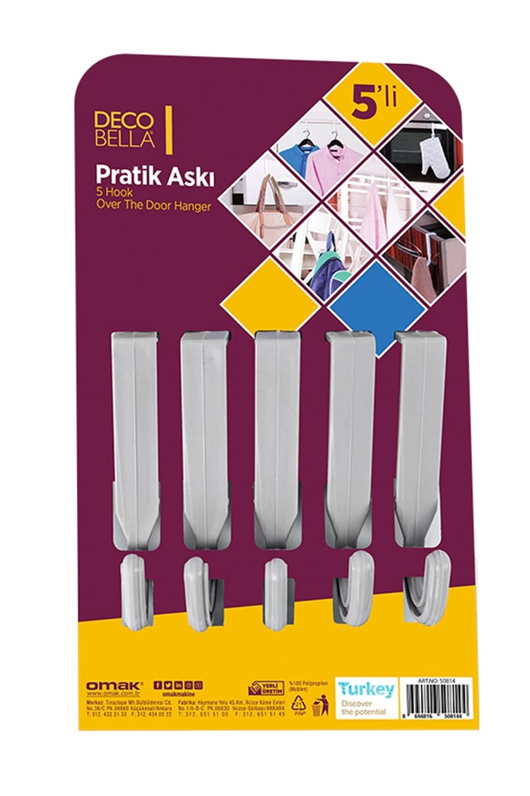 OMAK 50814 DECOBELLA 5 'LI PRATIK ASKI