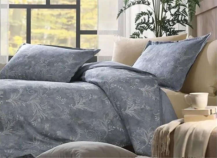 Özdilek Flor Espıral Nevresim Tk Rf Tek Kişilik Mavi