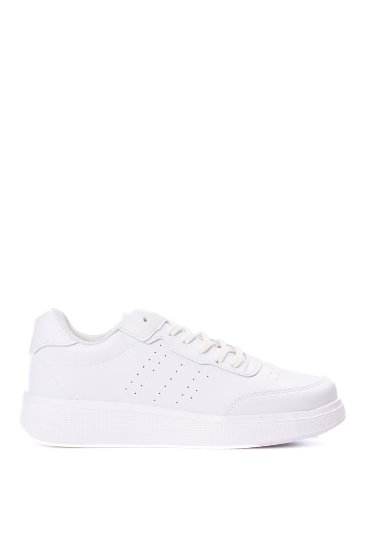 Özekici 146 Beyaz-Beyaz Grs Sneaker Ayakkabı