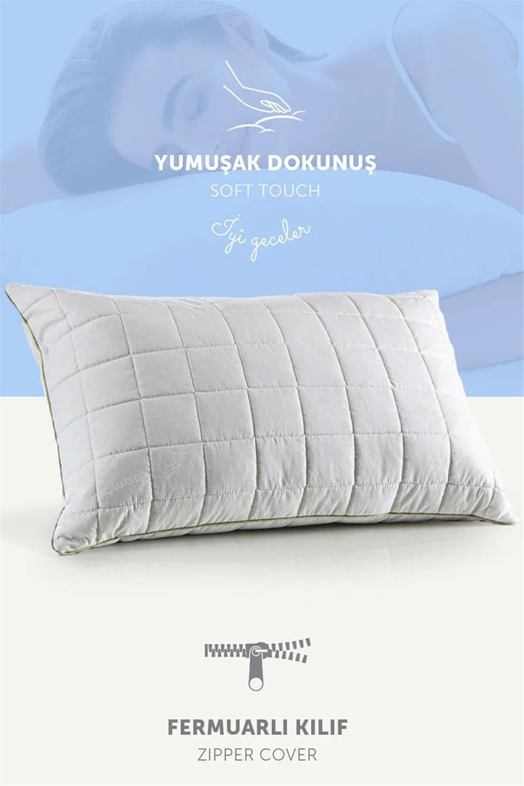 Pafu Bambu Yastık Kapitoneli 50x70 Cm
