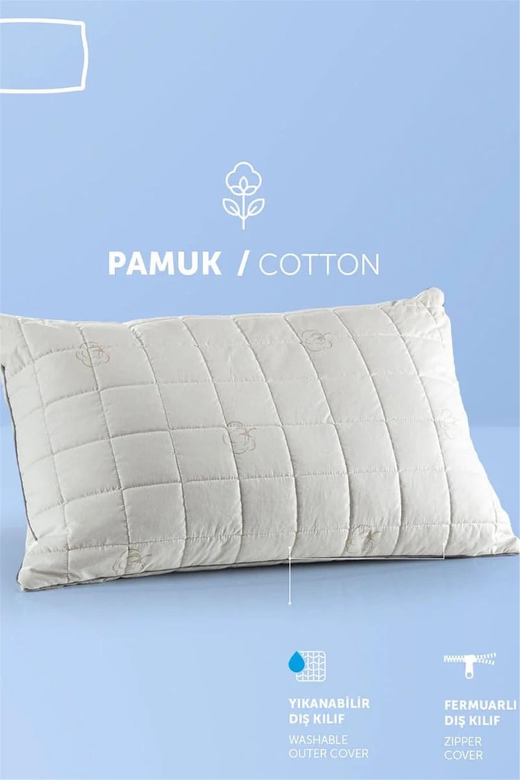 Pafu Doğal %100 Pamuk Yastık 50x70 Cm