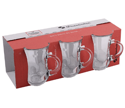 PASABAHCE 55411-6 CAY BARDAK KEYIF KULP K:8 AD