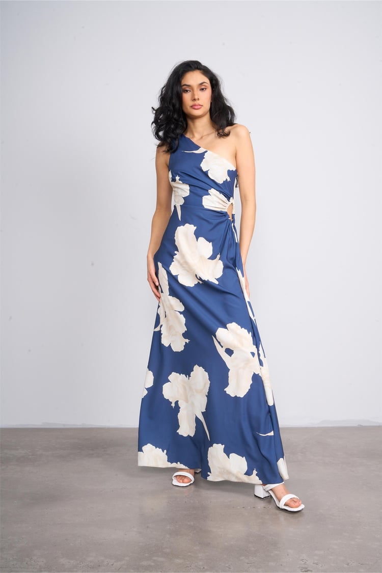 Patara Y25 25-5956-1 Lacıvert Kadın Elbıse