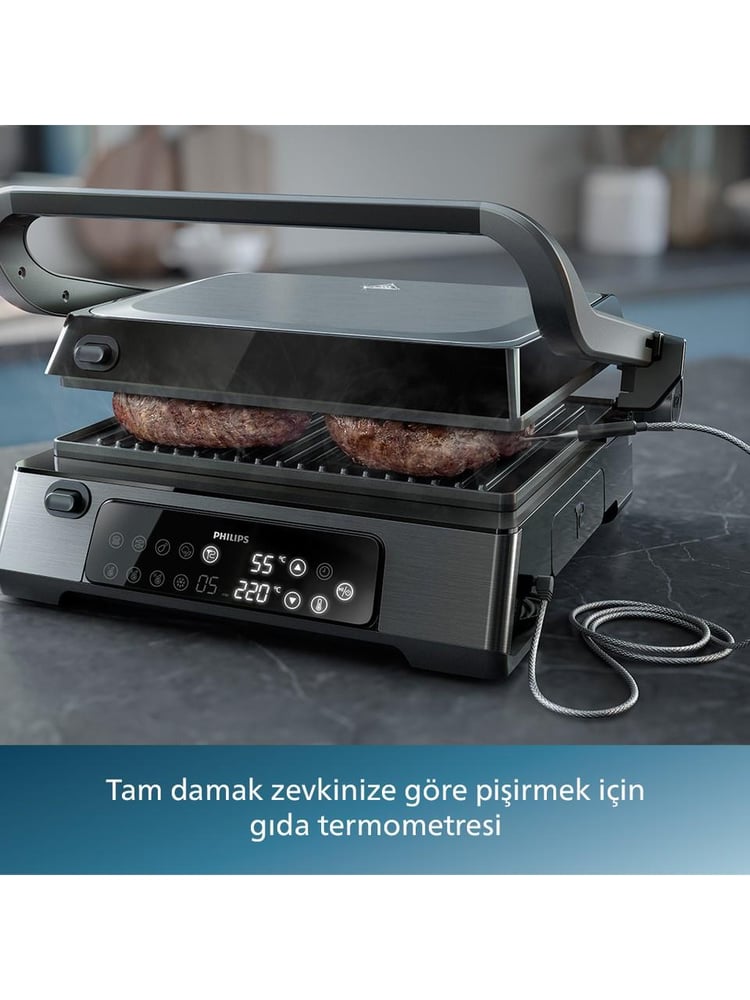 Philips 7000 Series Contact Grill HD6307/70 2200 W Izgara ve Tost Makinesi