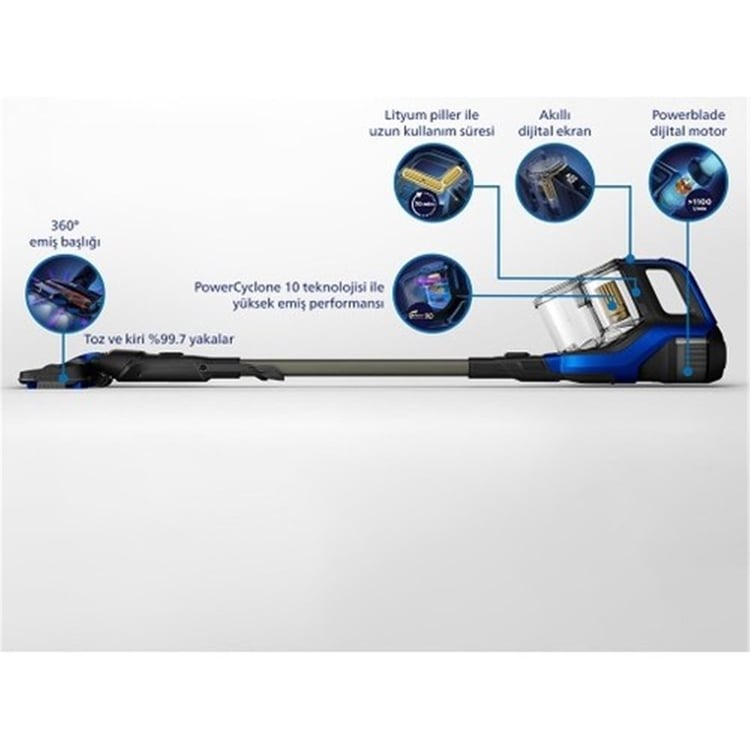 PHILIPS XC8049/01 25.2 V DIKEY SARJLI SUPURGE