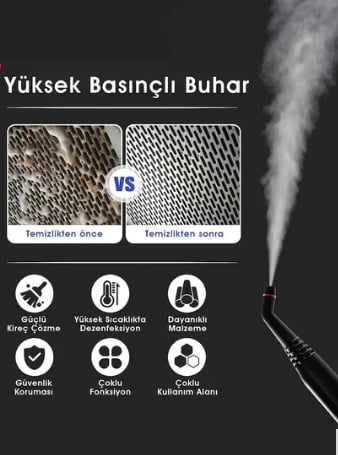 PIRANTECH CB-107C Buharlı Temizlik Makinesi