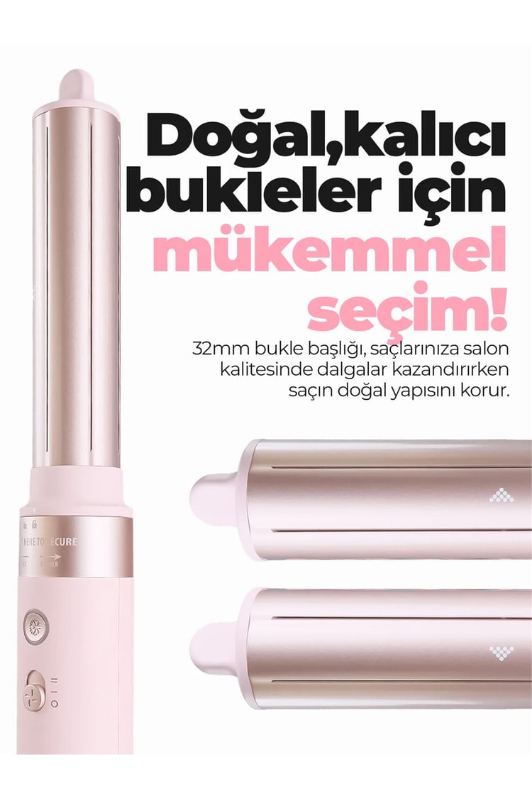 Pirantech Ks-611 Airbreeze 6 Başlıklı Saç Şekillendirme Ve Kurutma Seti - Bukle, Hacim, Hızlı Kurutma Rose