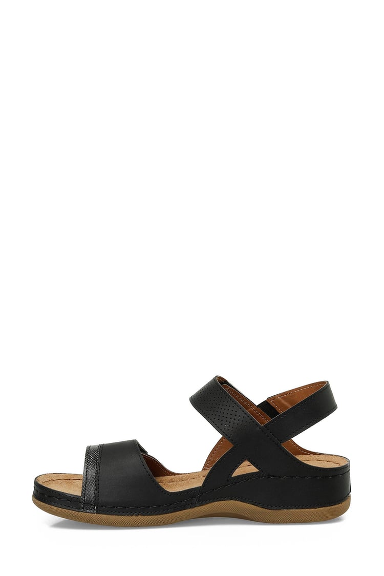 Polarıs 5 Nokta 5M 104424 Z5Fx Sıyah Zenne Geleneksel Comfort Sandalet