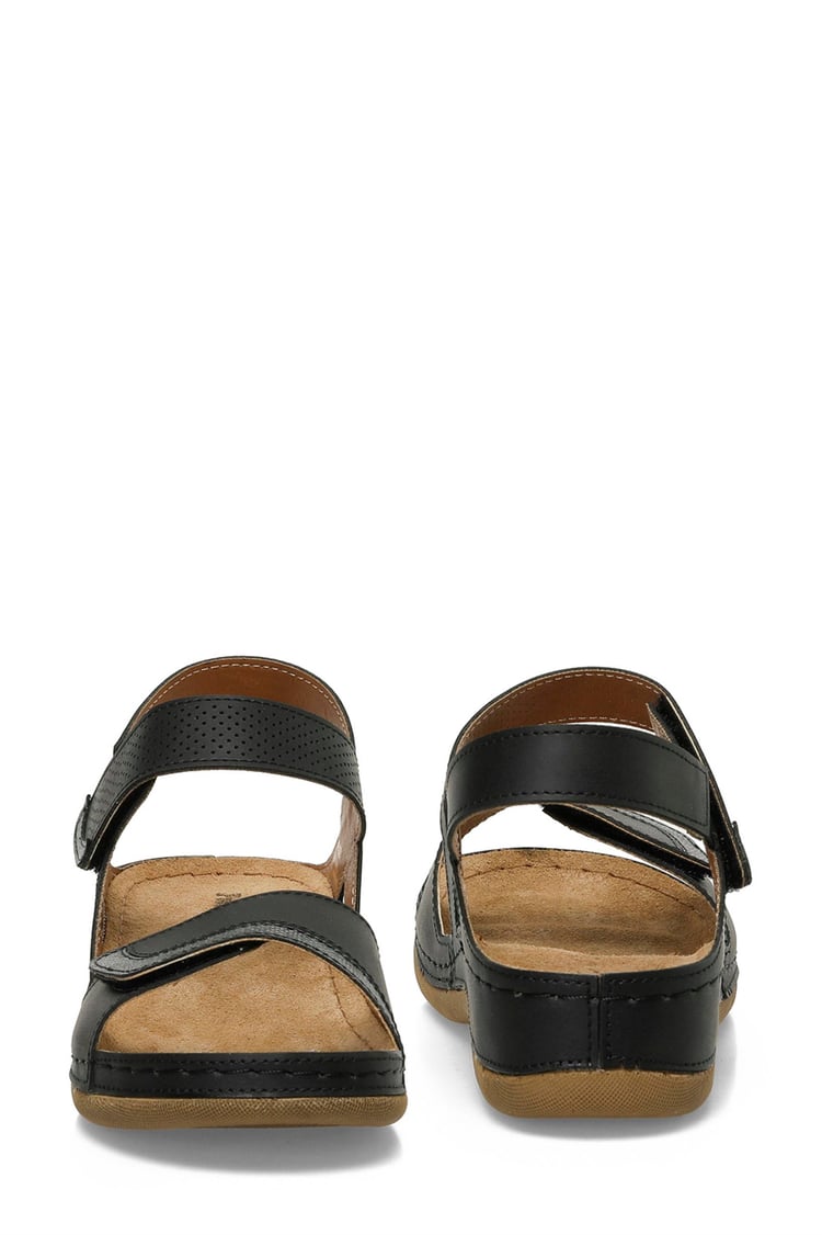 Polarıs 5 Nokta 5M 104424 Z5Fx Sıyah Zenne Geleneksel Comfort Sandalet
