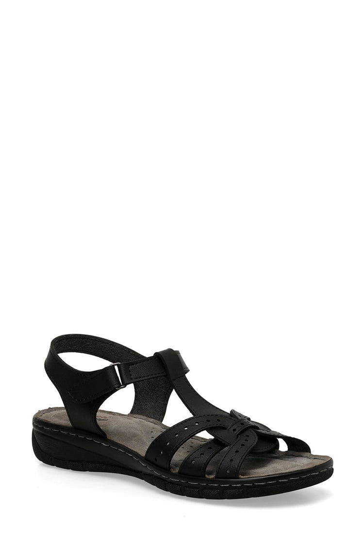 Polarıs 5M 158589 Z5Fx Sıyah Zenne Geleneksel Comfort Duz Sandalet