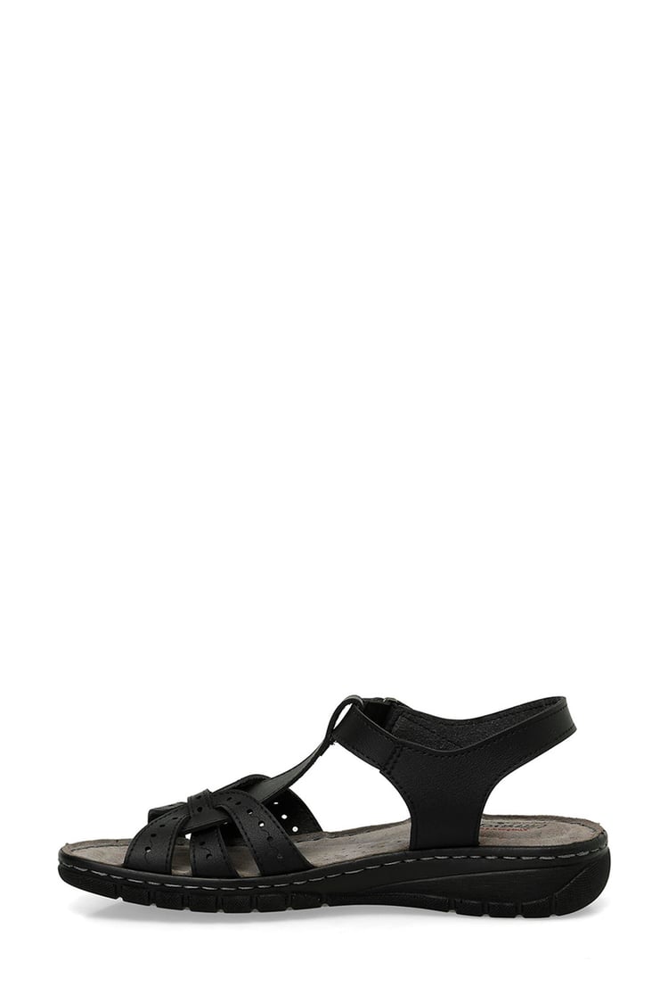 Polarıs 5M 158589 Z5Fx Sıyah Zenne Geleneksel Comfort Duz Sandalet