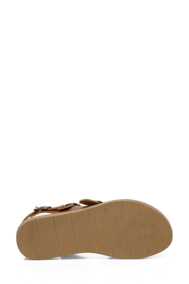 Polaris 5M 158657 Z5Fx Taba Kadın Casual Comfort Sandalet