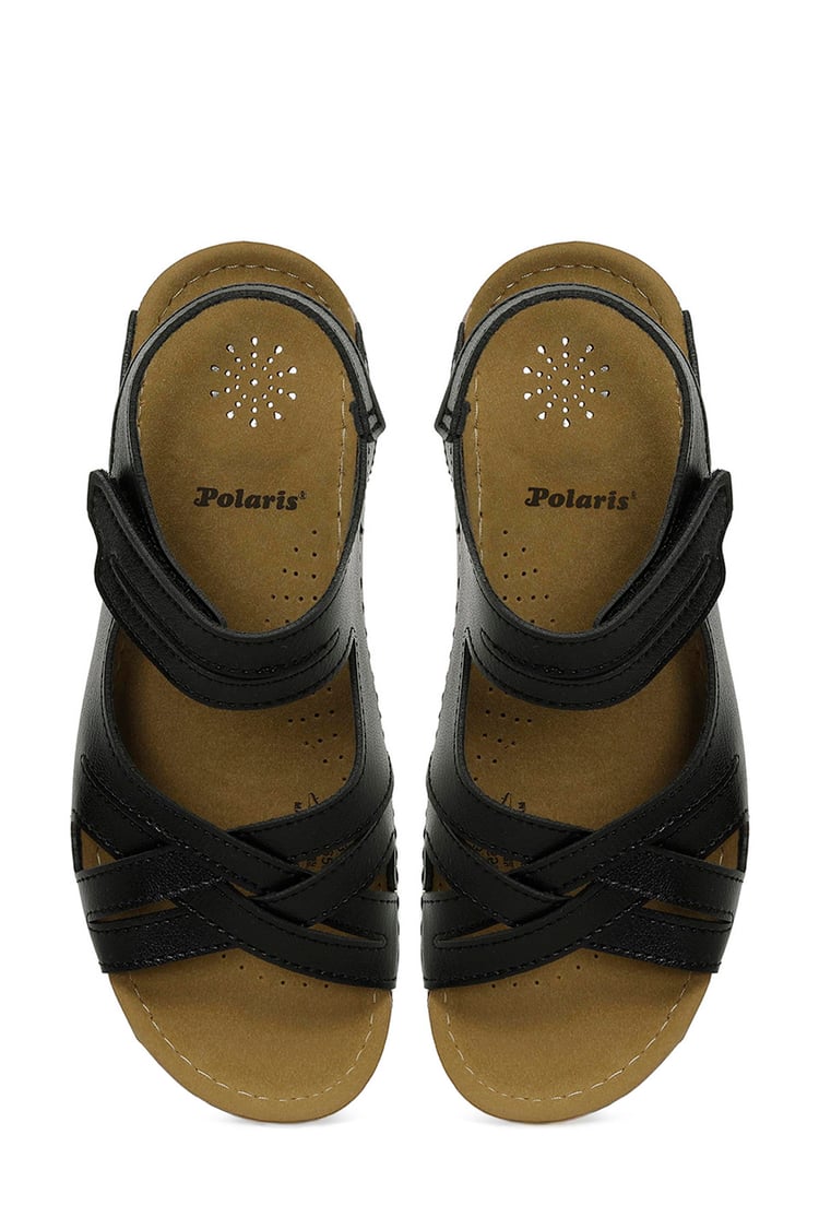 Polarıs 5M 164343 Z5Fx Sıyah Zenne Geleneksel Comfort Duz Sandalet