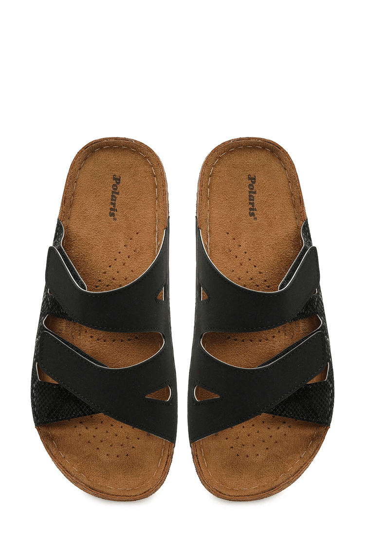 Polarıs A10225079212010 6M 167194.Z6Fx Sıyah Kadın Casual Comfort Duz Terlık