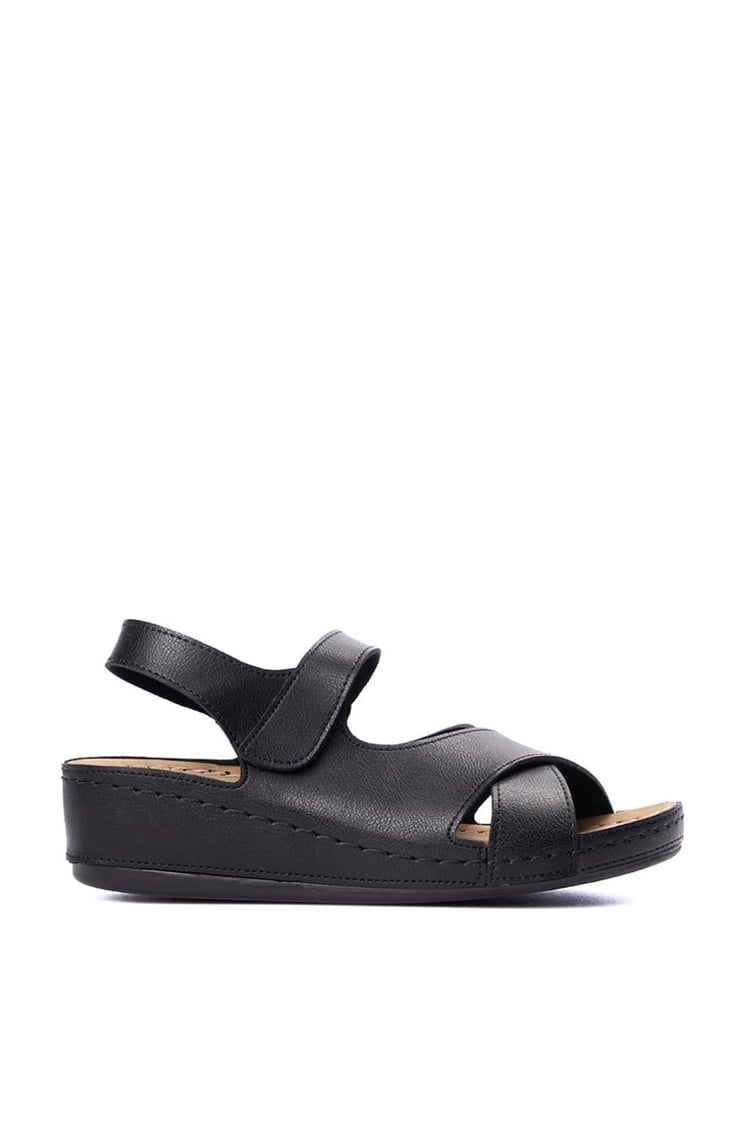 Polarıs A10225188012010 6M 409064.Z6Fx Sıyah Kadın Dolgu Sandalet