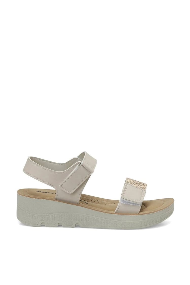 Polarıs A10225228812010 6M 409105.Z6Fx Bej Kadın Casual Comfort Sandalet