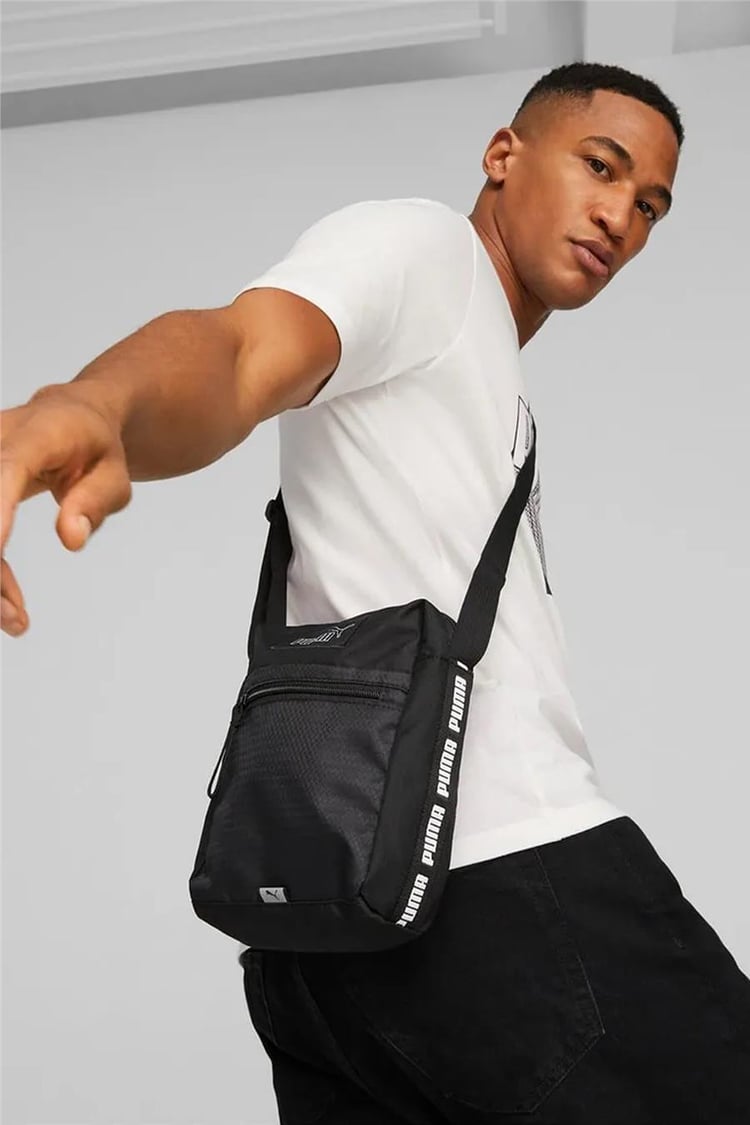 Puma 079575 01 Evoess Portable Puma Black Yetişkin Erkek Omuz Çantası