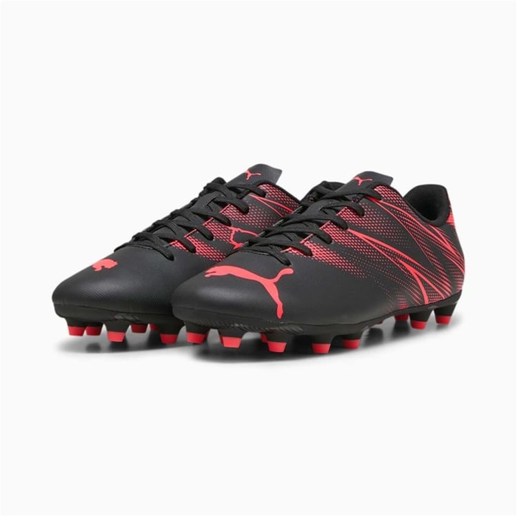 Puma 107477 03 Attacanto Fg/Ag Puma Black-Fıre Orchıd Yetişkin Erkek Krampon