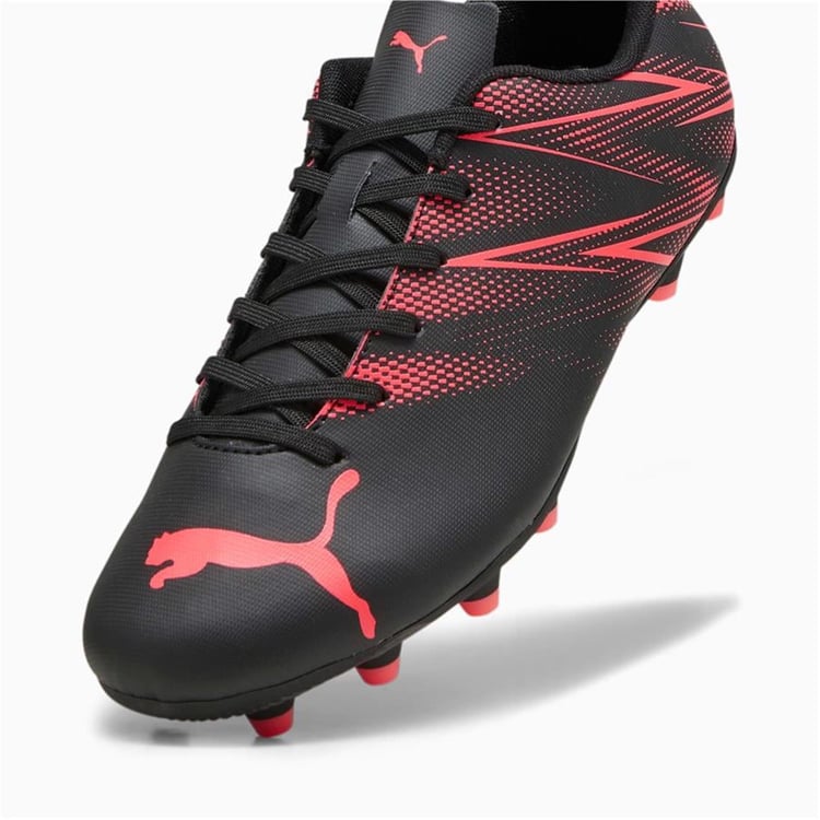 Puma 107477 03 Attacanto Fg/Ag Puma Black-Fıre Orchıd Yetişkin Erkek Krampon