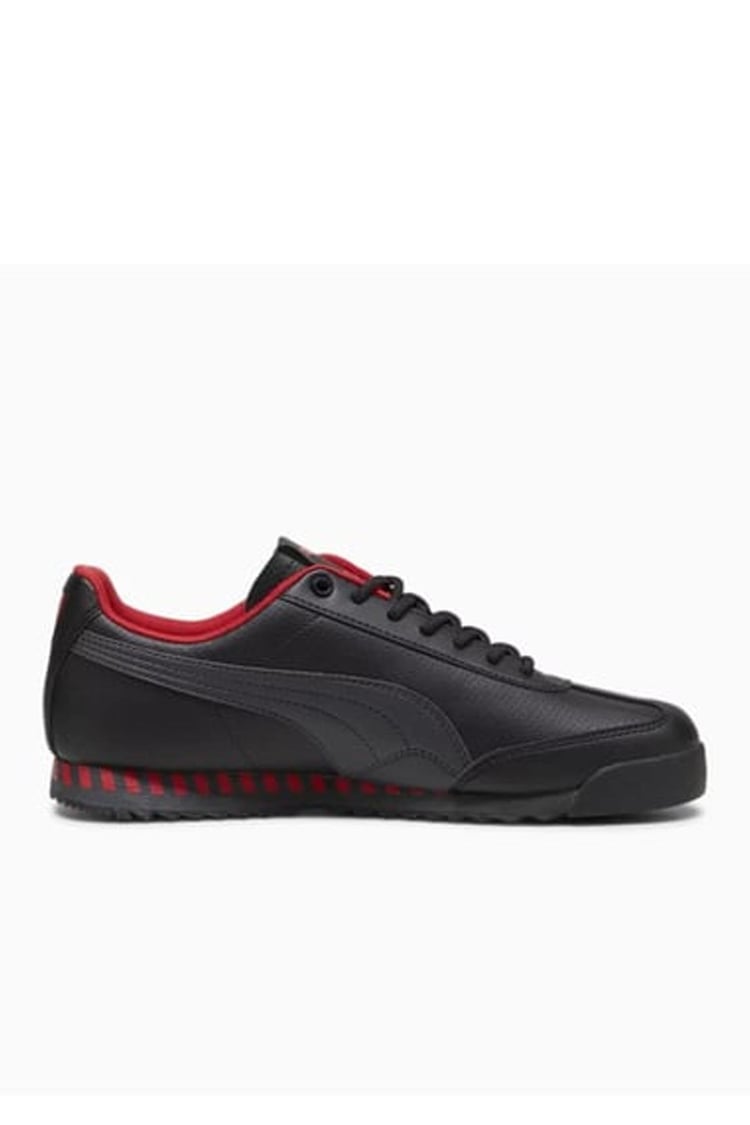 Puma 308067 Ferrari Roma Vıa Puma Black-Flat Dark Gray Erkek Sneaker Ayakkabı
