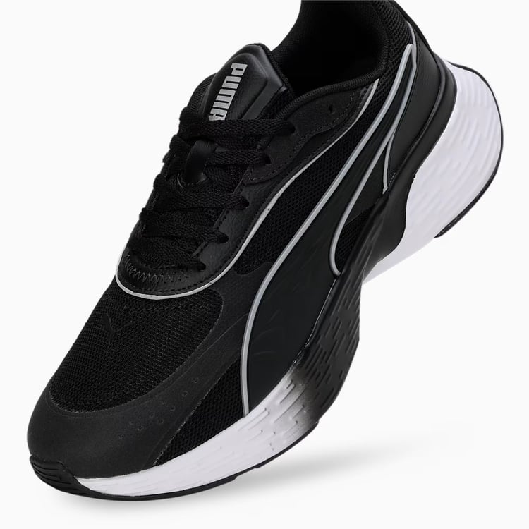 Puma 310125-01 Softrıde Sway Chase Puma Black-Puma Whıte-Flat Dark Gray Mrd Kosu Ayakkabısı