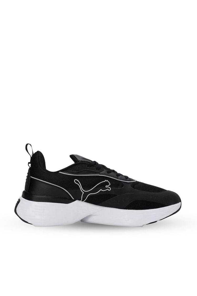 Puma 310125-01 Softrıde Sway Chase Puma Black-Puma Whıte-Flat Dark Gray Mrd Kosu Ayakkabısı