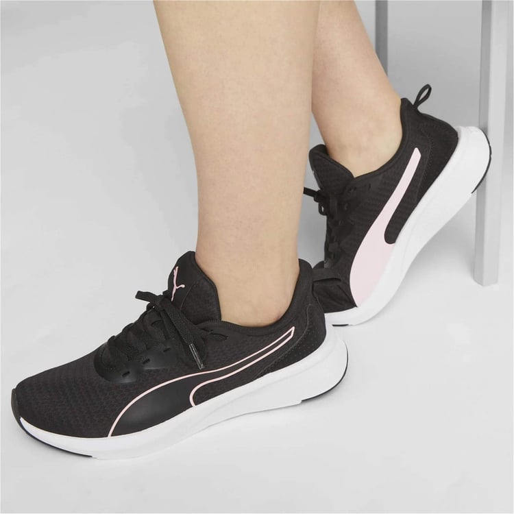 Puma 378774 Flyer Lıte Black-Grape Mıst-Whıte Erkek Kosu Ayakkabısı