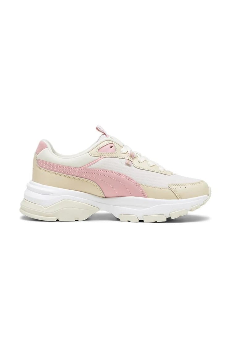 Puma 389223 11 Cassıa Vıa Alpıne Snow-Future Pink-Grano La-Puma Gold Yetişkin Kadın Sneaker
