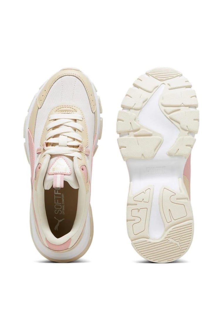 Puma 389223 11 Cassıa Vıa Alpıne Snow-Future Pink-Grano La-Puma Gold Yetişkin Kadın Sneaker