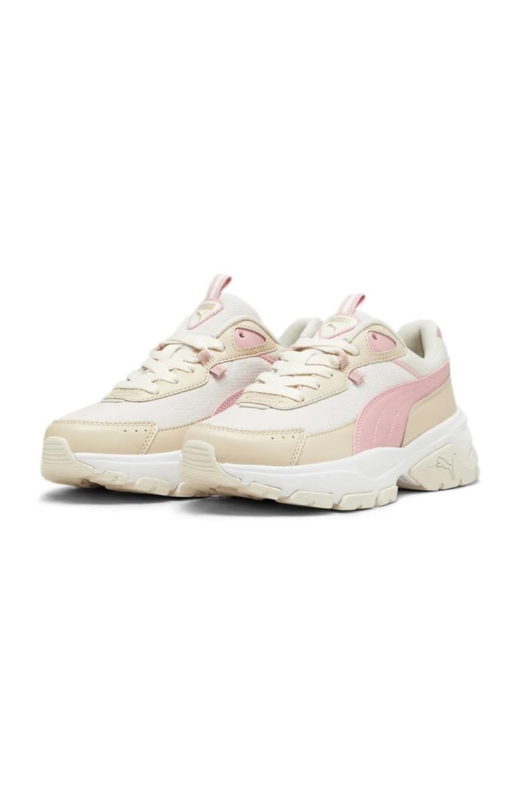 Puma 389223 11 Cassıa Vıa Alpıne Snow-Future Pink-Grano La-Puma Gold Yetişkin Kadın Sneaker