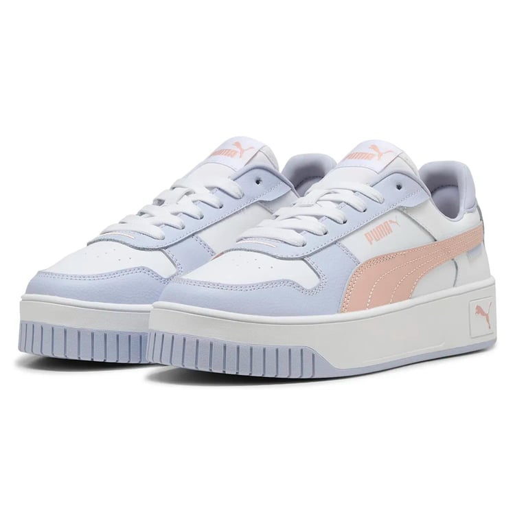 Puma 389390 40 Carına Street Puma Whıte-Rose Quartz-Cool Weather Zenne Yuruyus Ayakkabısı