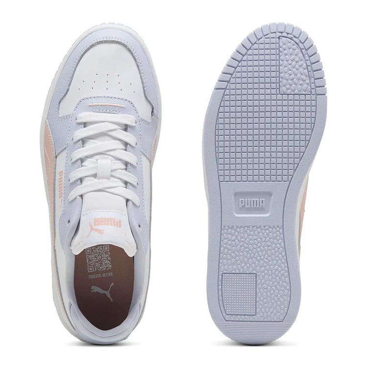 Puma 389390 40 Carına Street Puma Whıte-Rose Quartz-Cool Weather Zenne Yuruyus Ayakkabısı
